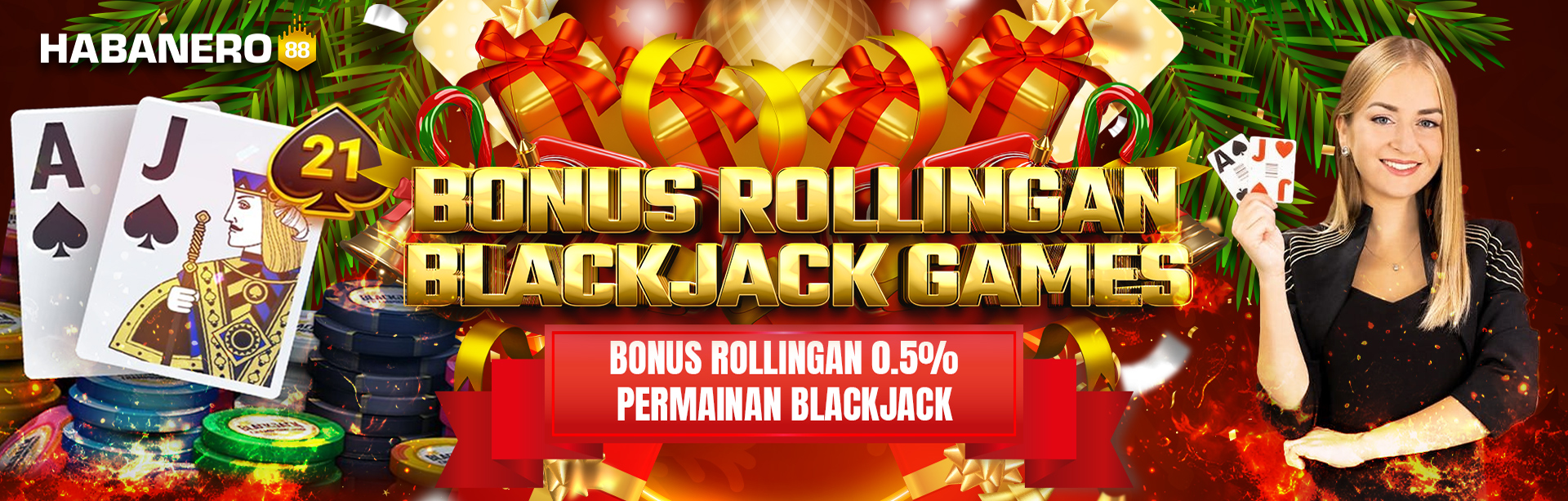 BONUS KOMISI BLACKJACK 0.5%