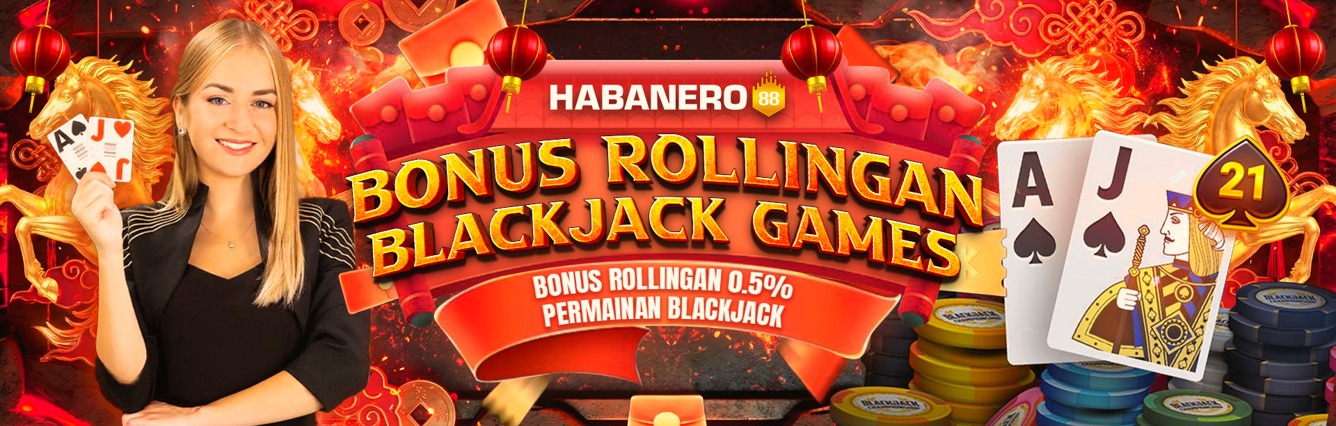 BONUS KOMISI BLACKJACK 0.5%