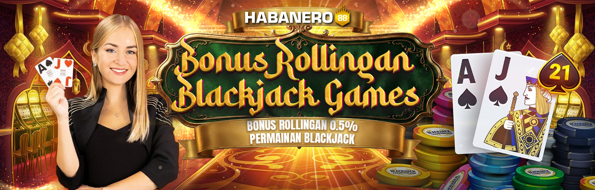 BONUS KOMISI BLACKJACK 0.5%