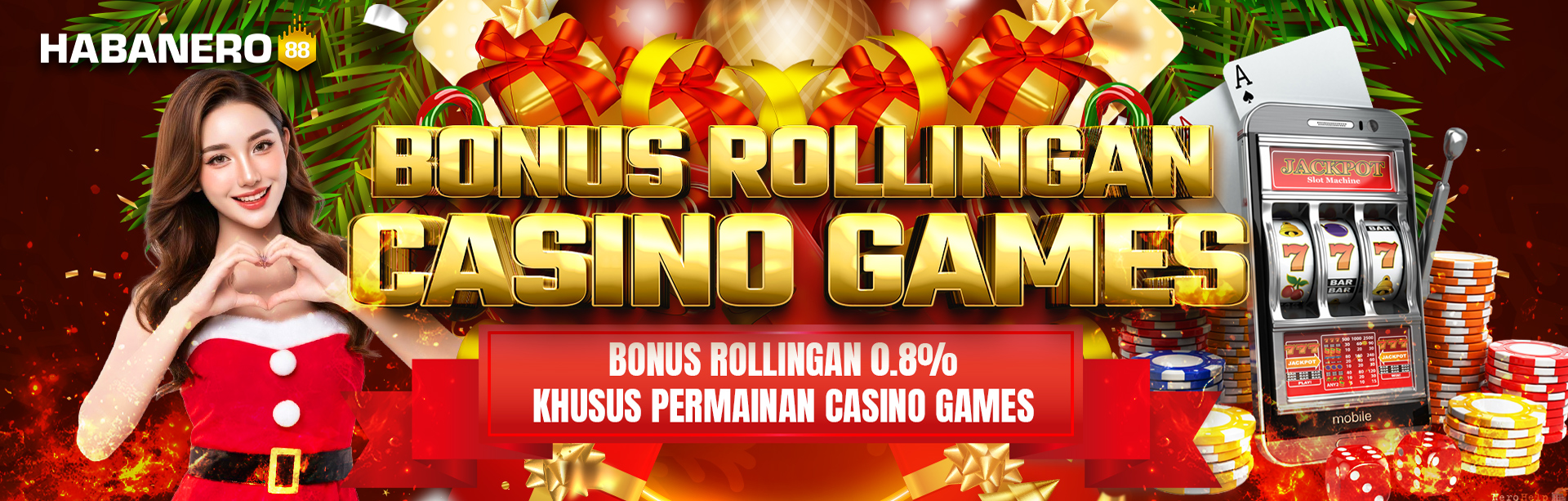 Bonus Rollingan 0,8% Casino