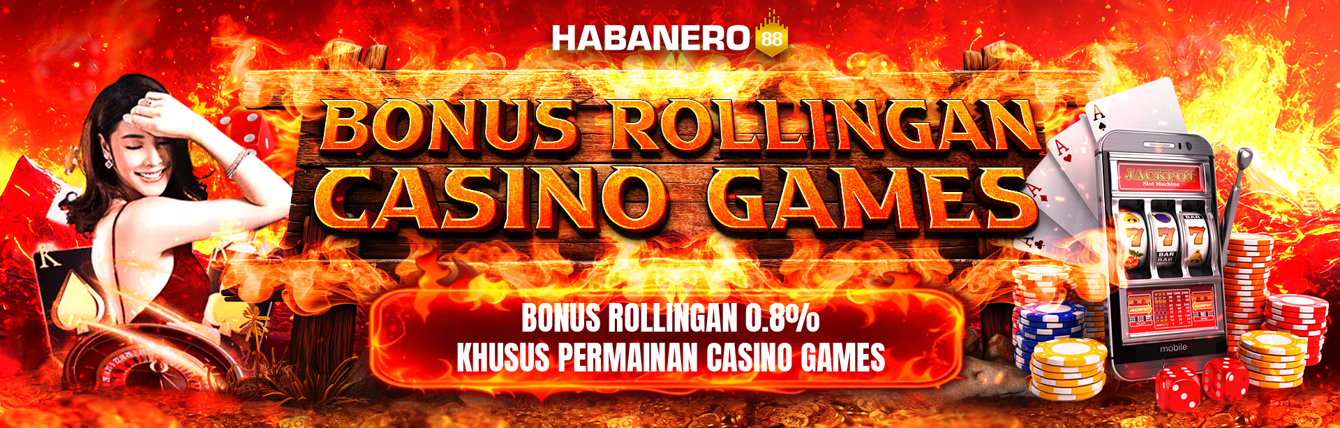 Bonus Rollingan 0,8% Casino