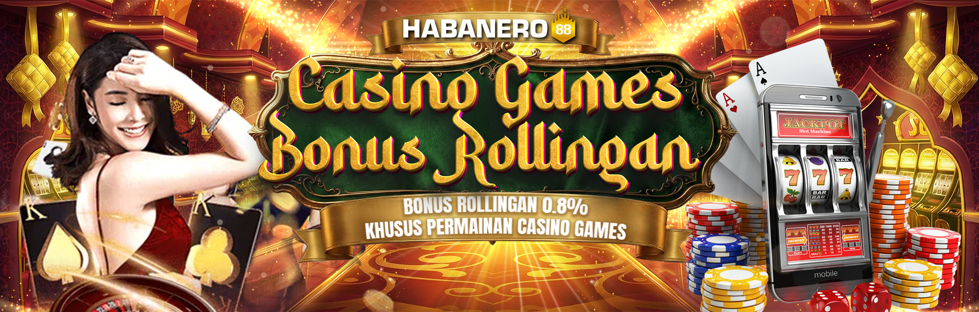 Bonus Rollingan 0,8% Casino