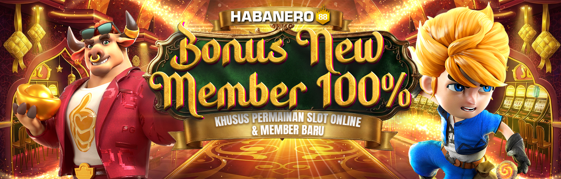 BONUS NEW MEMBER SLOTS 100