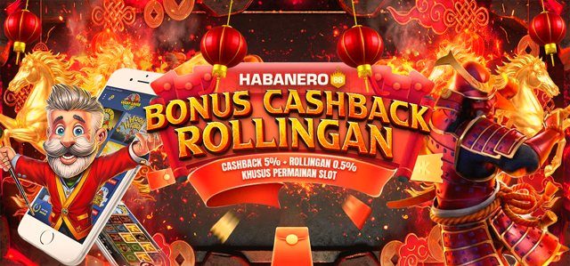 Bonus Cashback 5% + Rollingan