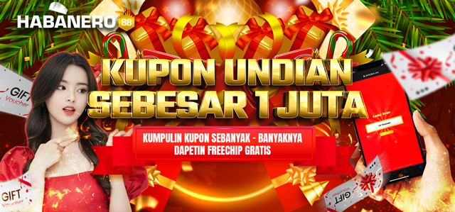 KUPON UNDIAN HABANERO88 TOTAL HADIAH 1.000.000	
