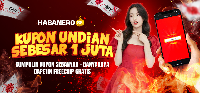 KUPON UNDIAN HABANERO88 TOTAL HADIAH 1.000.000	